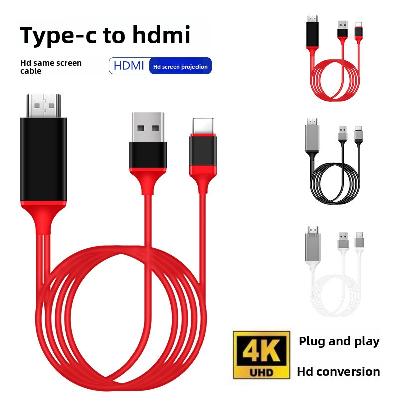 Hdmi Adapter - Адаптер Type-C на HDMI 2M 4K