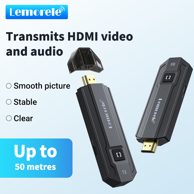 Hdmi Adapter - Беспроводной HDMI-передатчик и приемник Lemorele 50M,