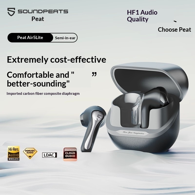 Наушники SoundPEATS Air5 Lite  – обзор и цена Headphones Wireless
