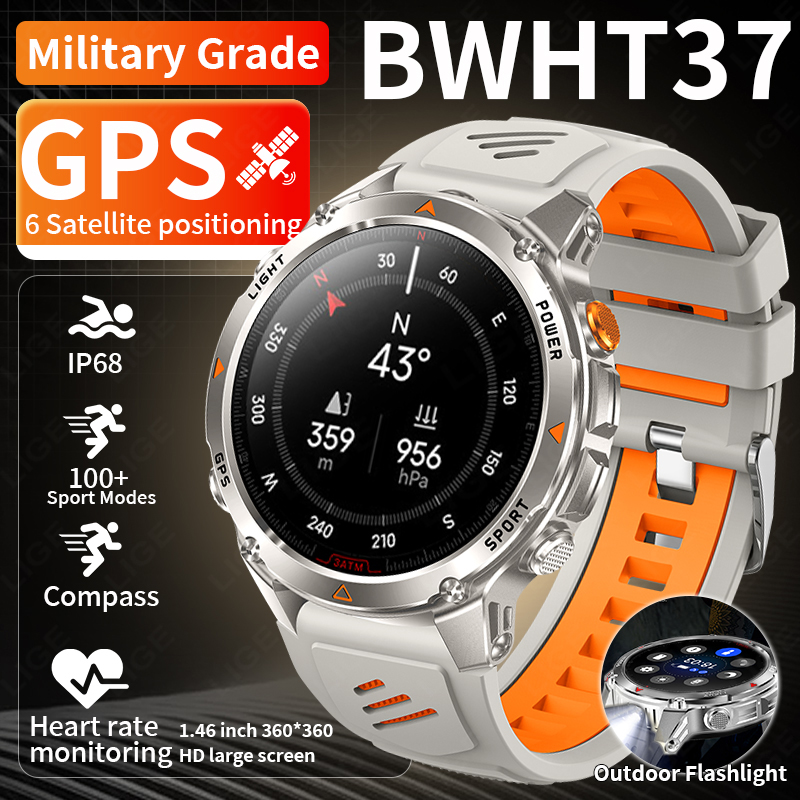LIGE прочные GPS трековые умны – обзор и цена Smart Watch